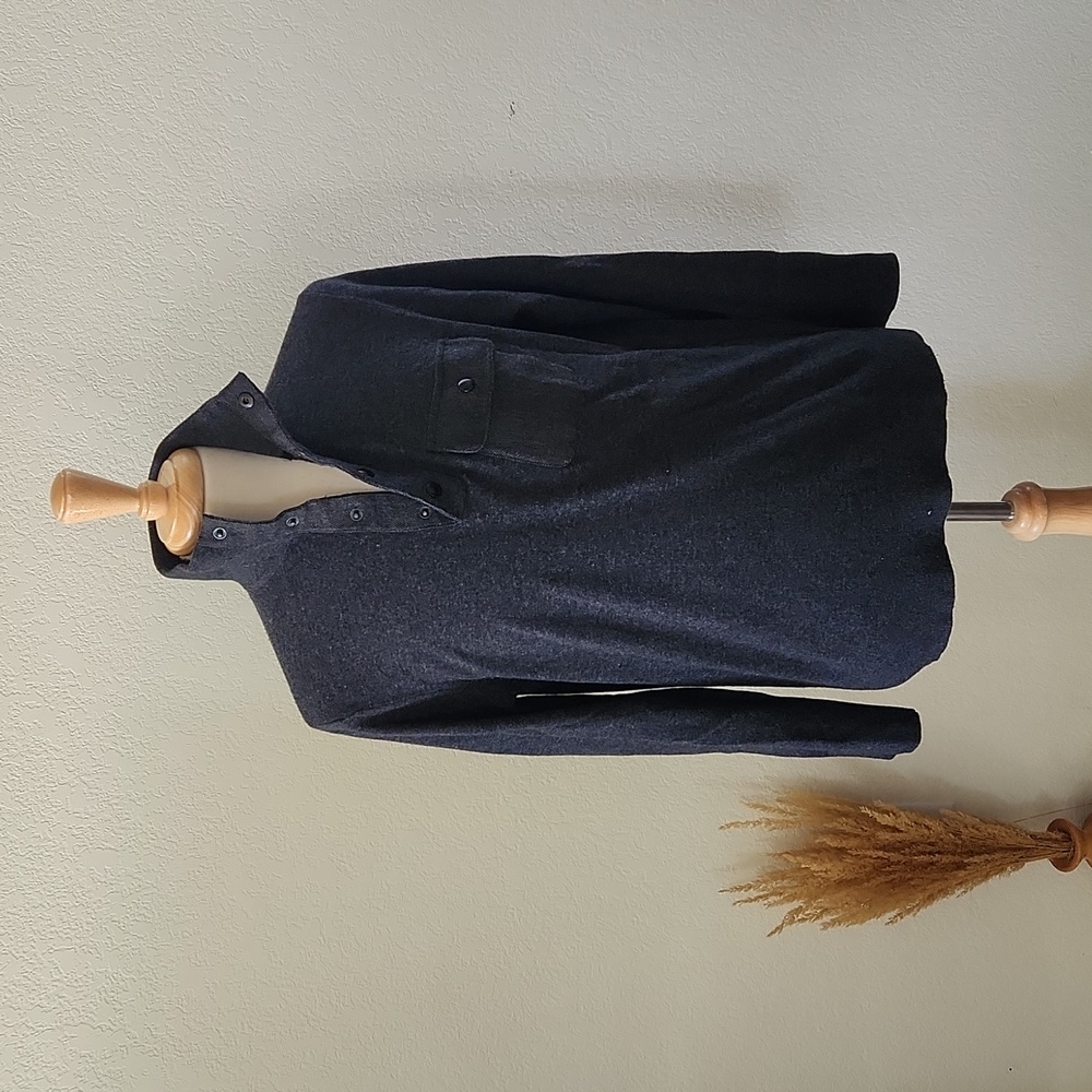 Brooks Brothers Merino Wool Snap Pullover Sweater